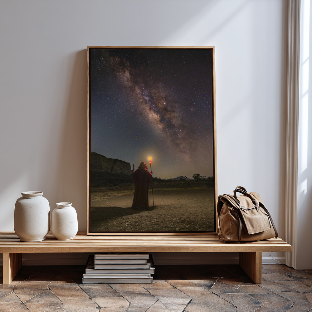 Canvas print - LORD OF LIGHT in guest room