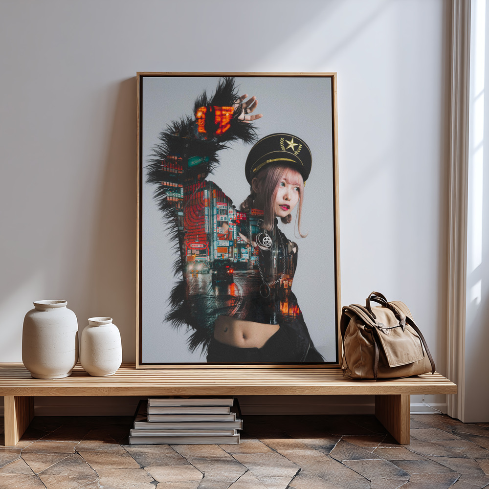 Toile - Living with the night à l'entrée