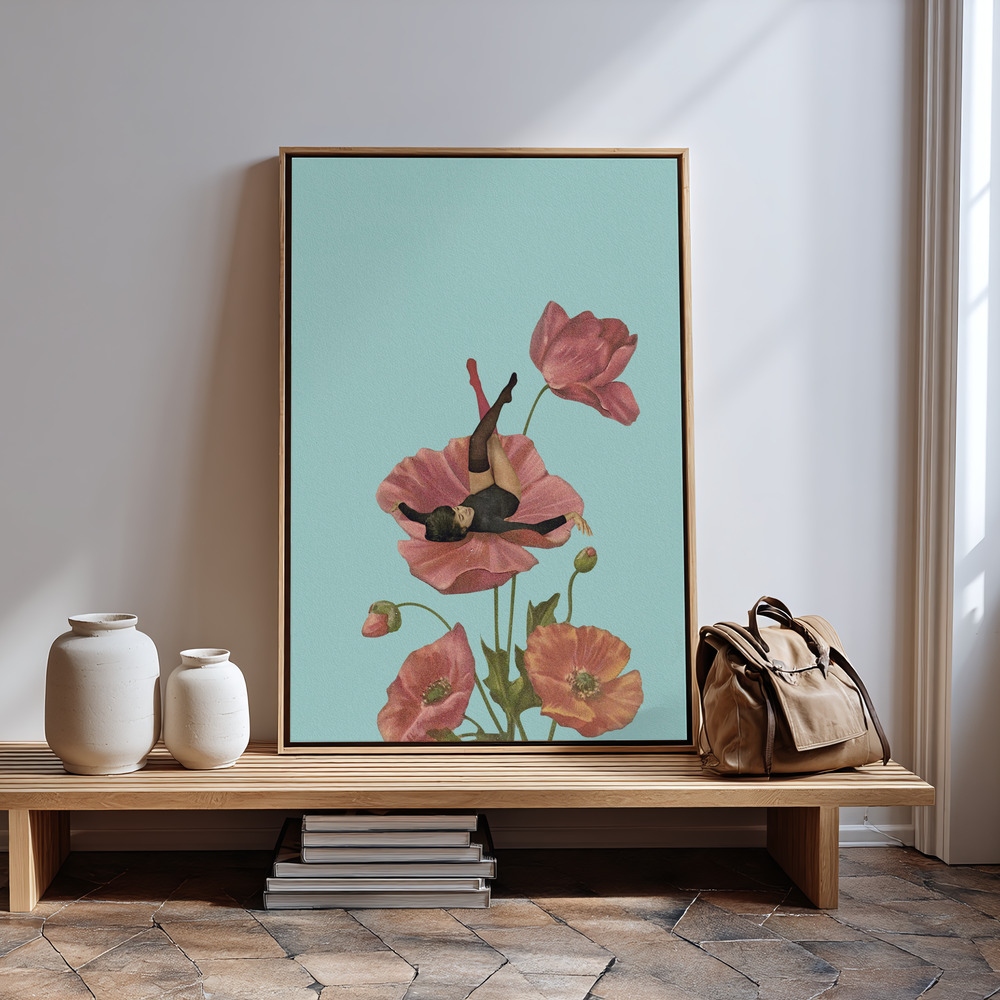 Canvas print - Colourful Dreamer in guest room