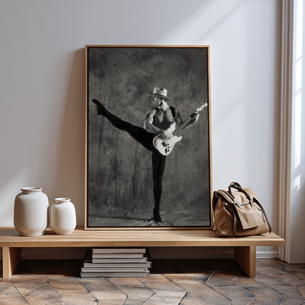 Canvas print - Modern Basil in guest room