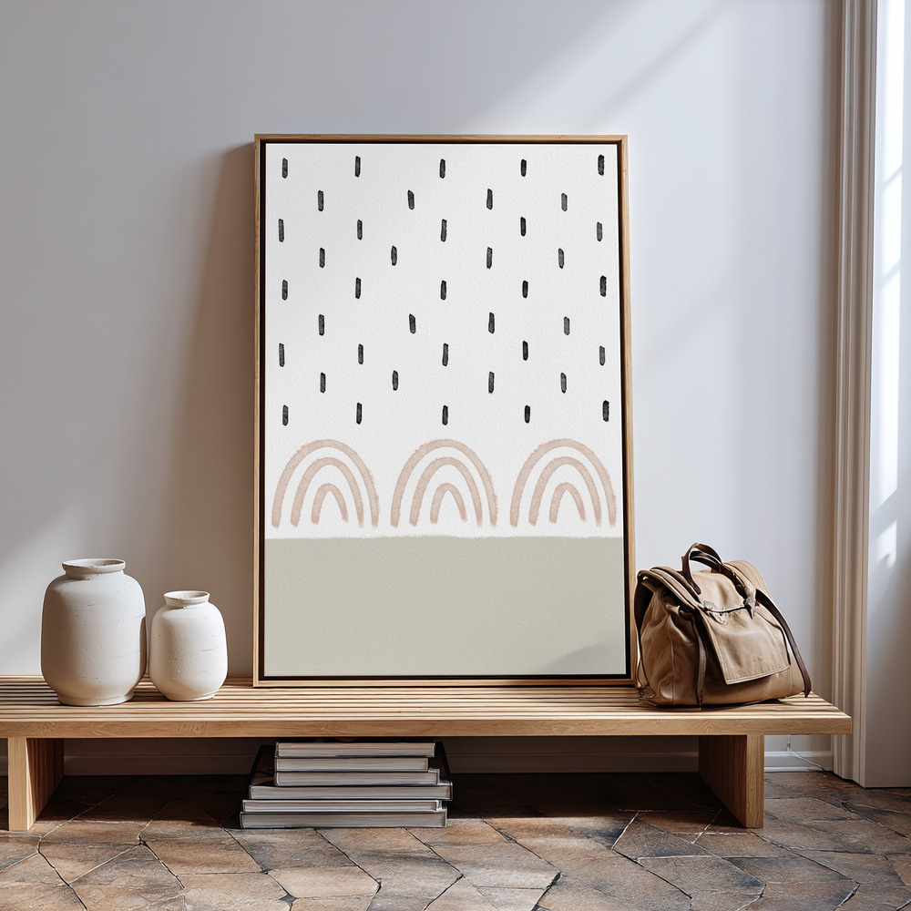 Canvas schilderi - Rain on Rainbows bij de ingang