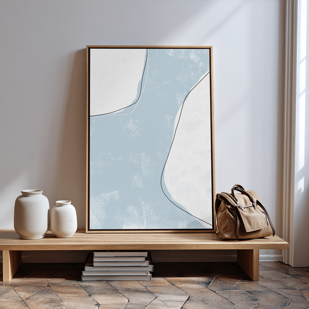 Canvas print - Abstracto Outlined in guest room