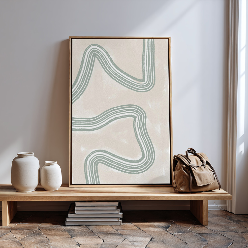 Canvas taulu - Abstracto Twist sisäänkäynnin luona