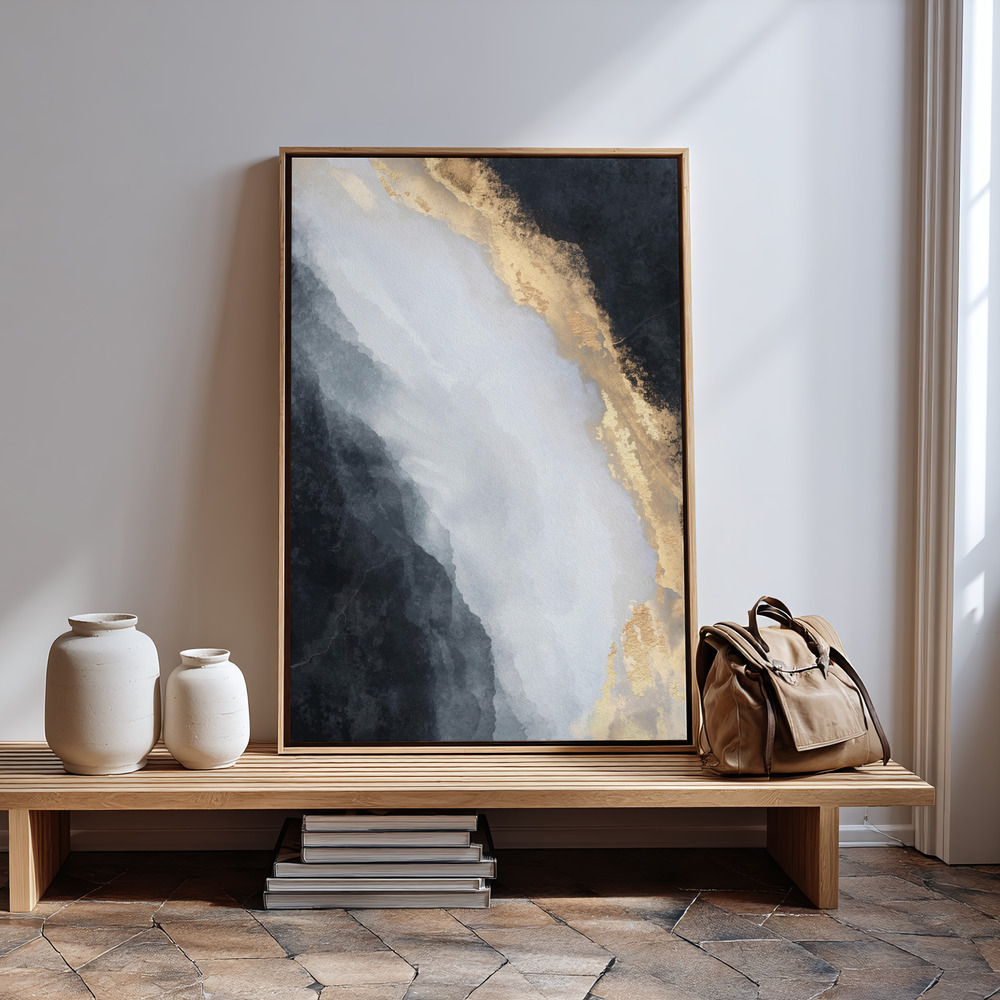 Canvas print - Stream in guest room