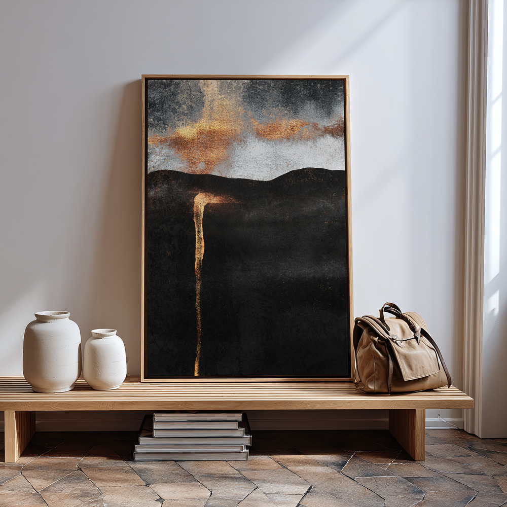 Canvas schilderi - Ember bij de ingang