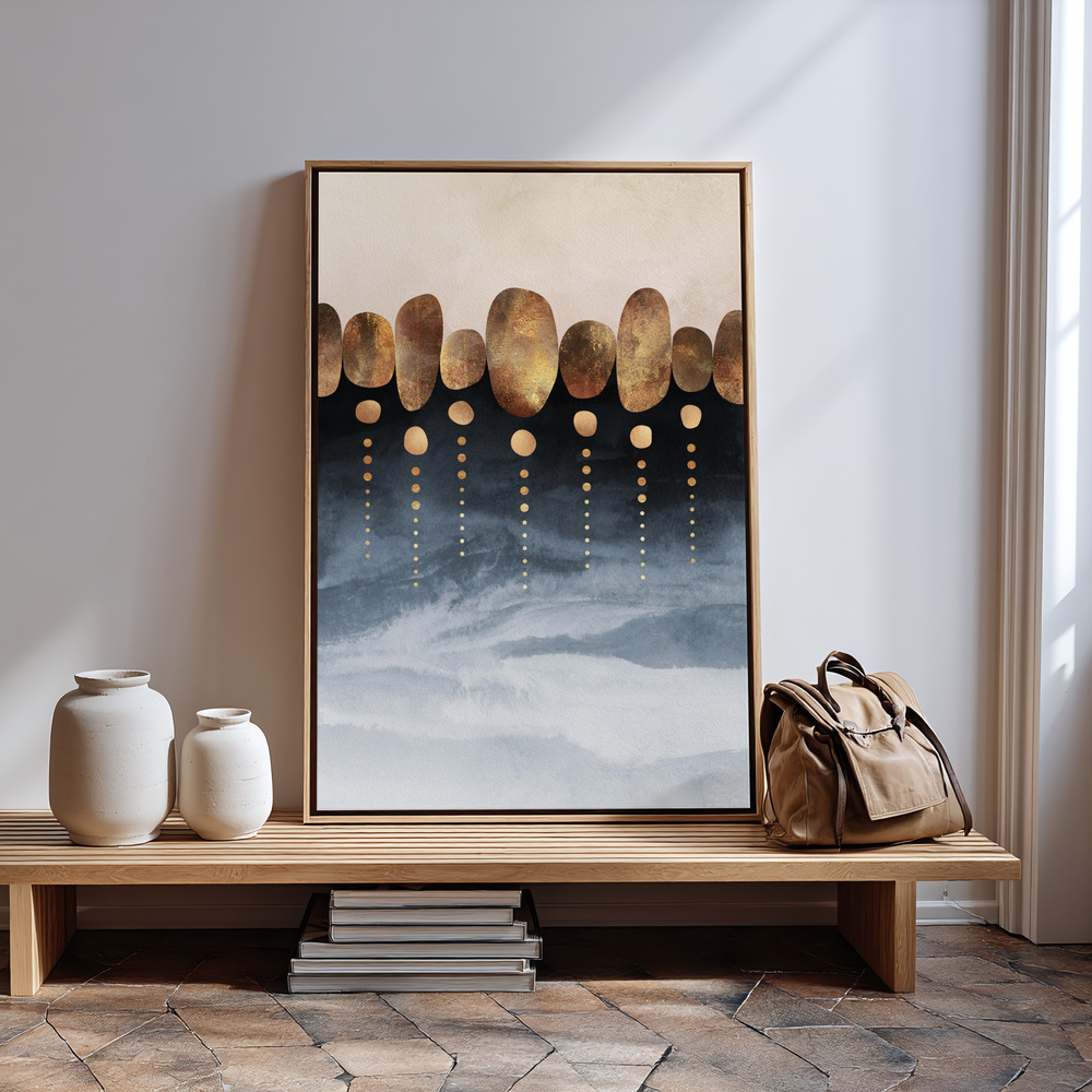 Canvas print - Natural Abstraction in guest room