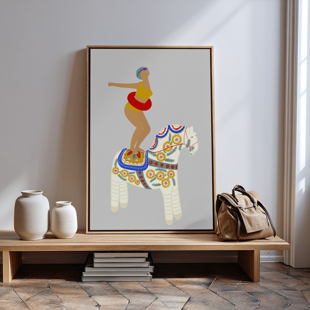 Canvas print - Little Pony in guest room