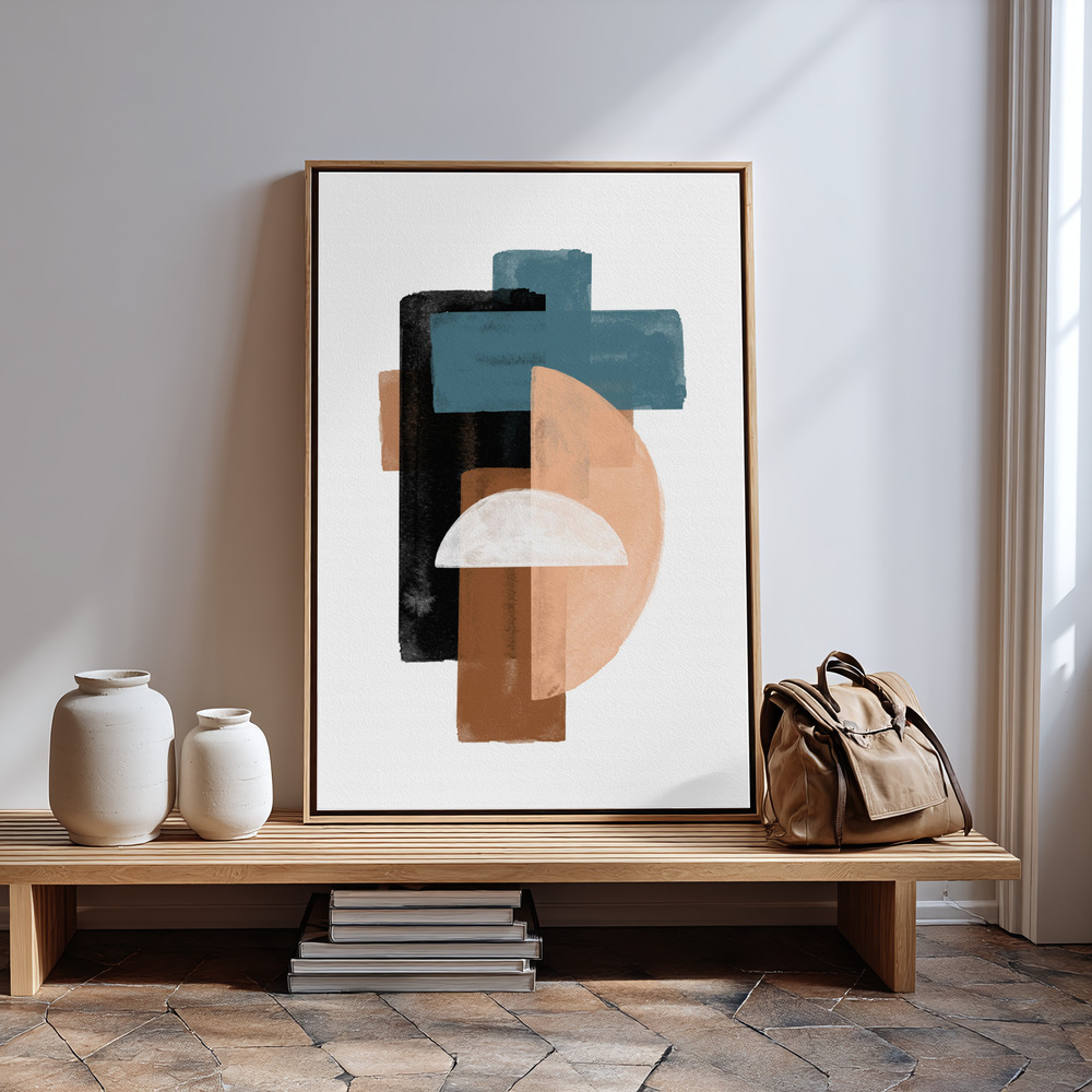 Canvas print - Study Composition No1. in guest room