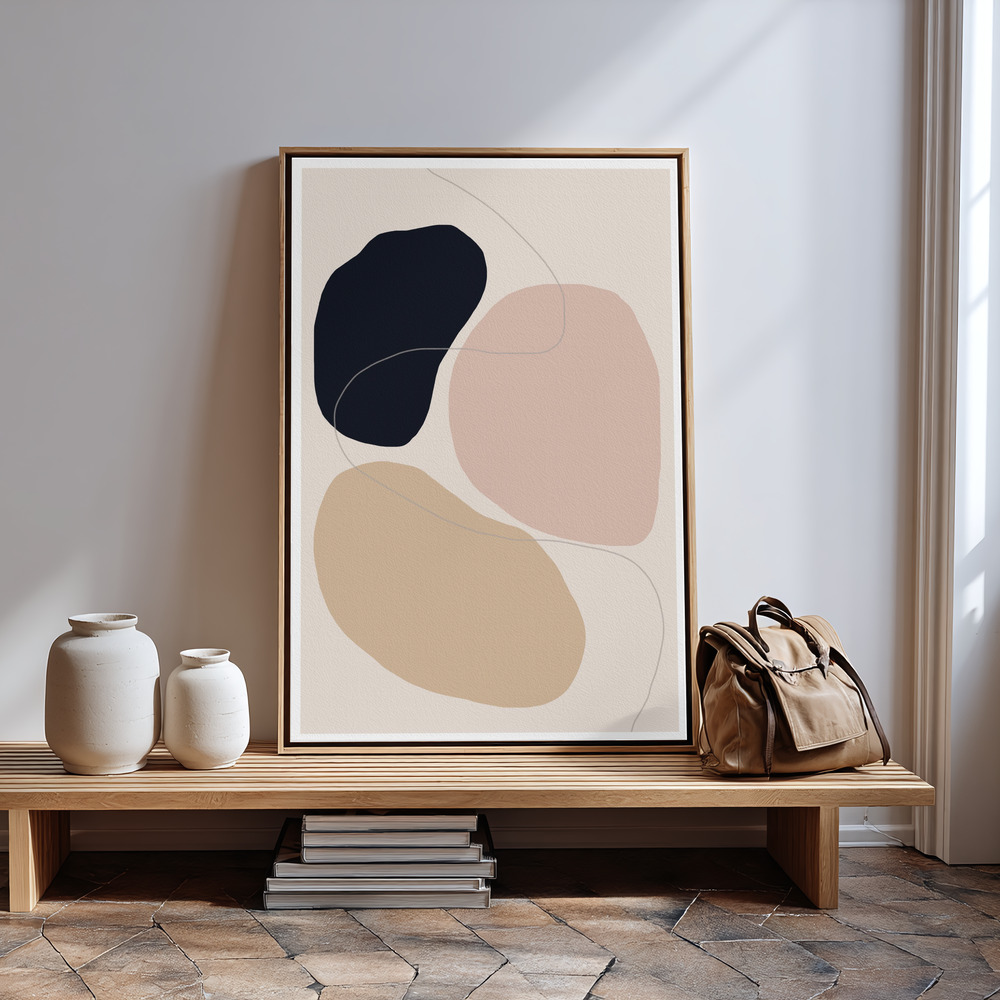 Canvas print - Abstract Composition in guest room