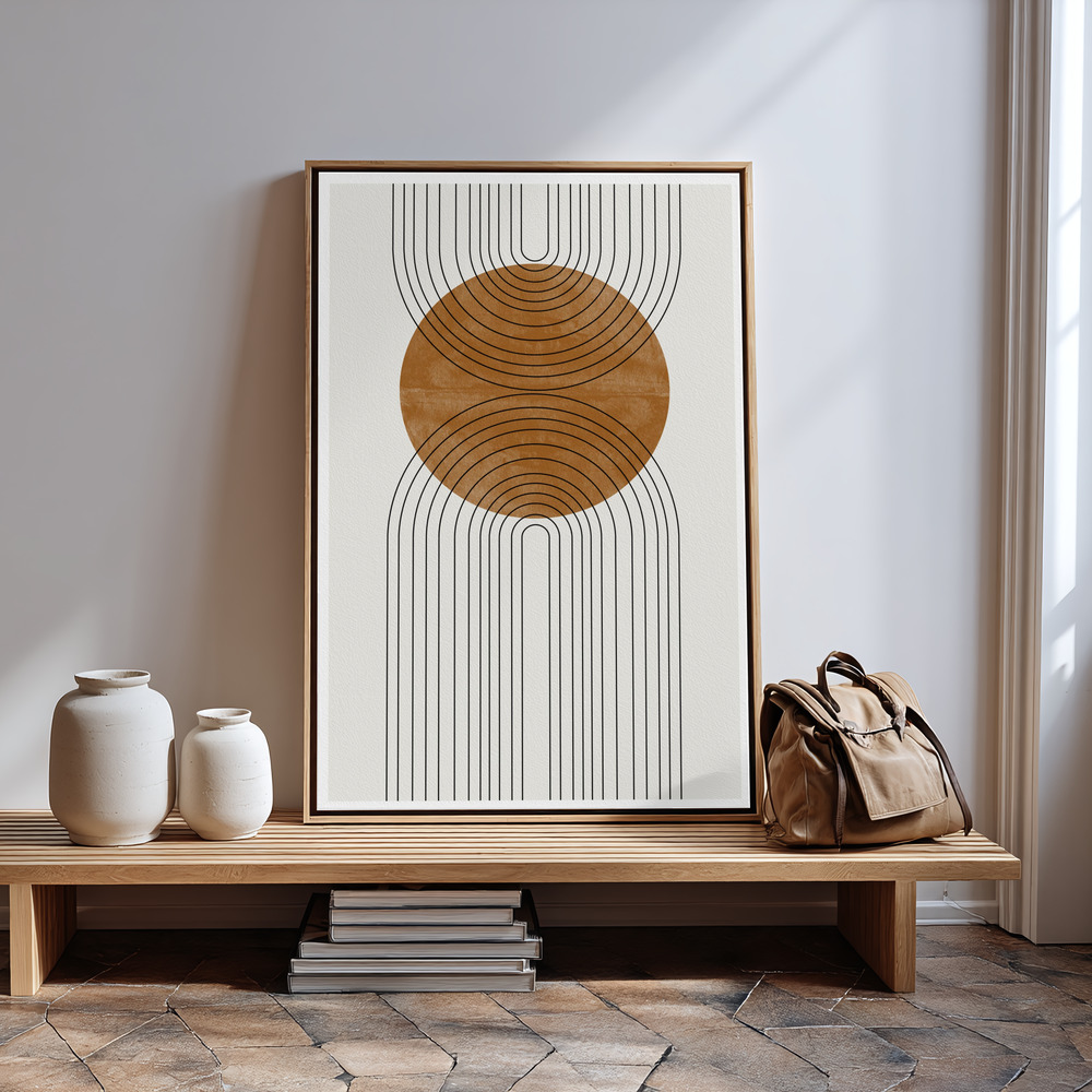 Canvas print - Abstract Flow in guest room