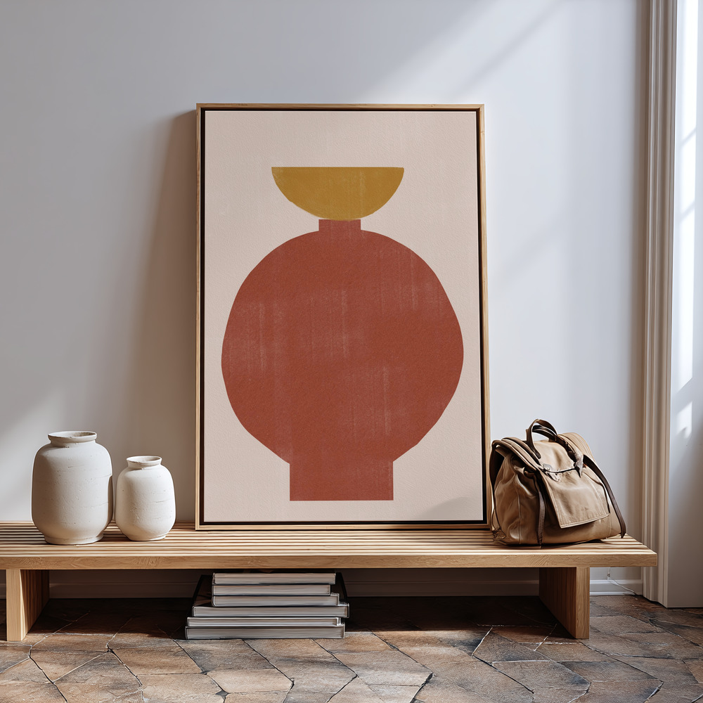 Canvas print - Vase No2. in guest room
