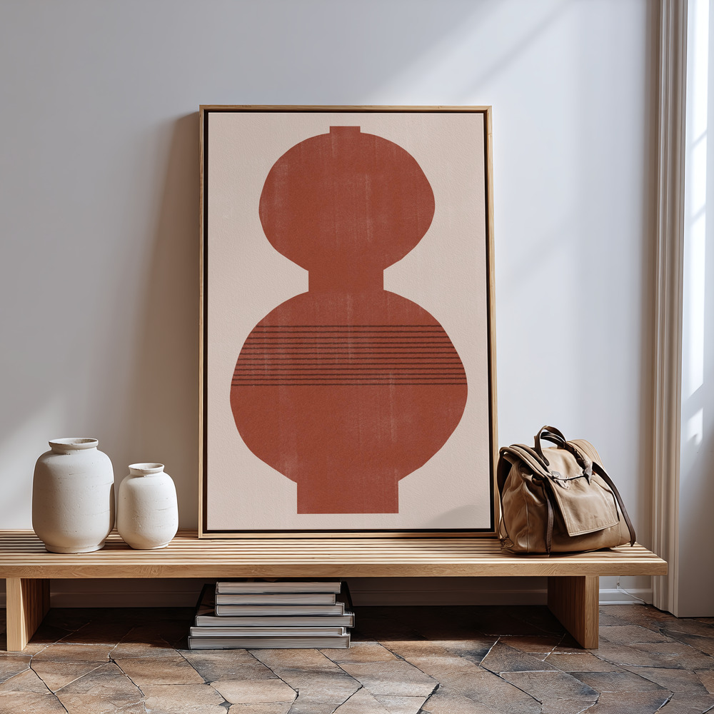 Canvas print - Vase No3. in guest room