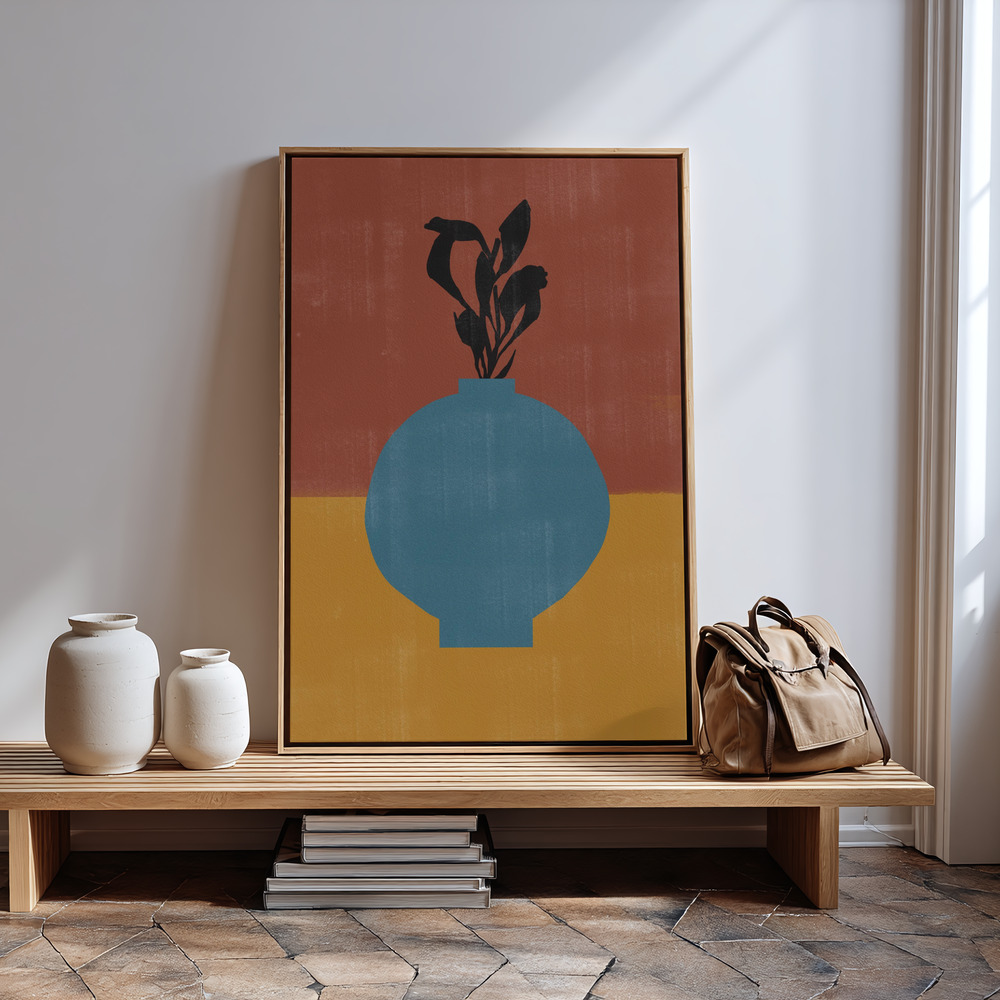 Canvas taulu - Vase No9. sisäänkäynnin luona