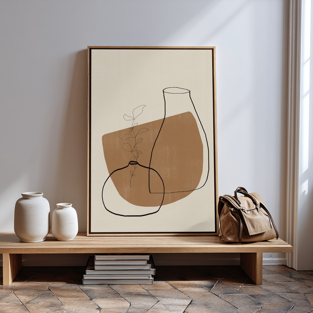 Canvas print - Vases No12. in guest room