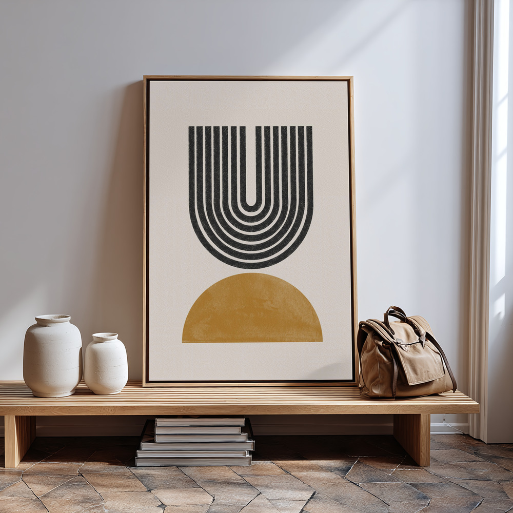 Obraz na płótnie - Mid Century Modern No1. przy wejściu