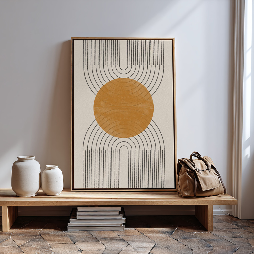 Canvas print - Arch Composition No1. in guest room