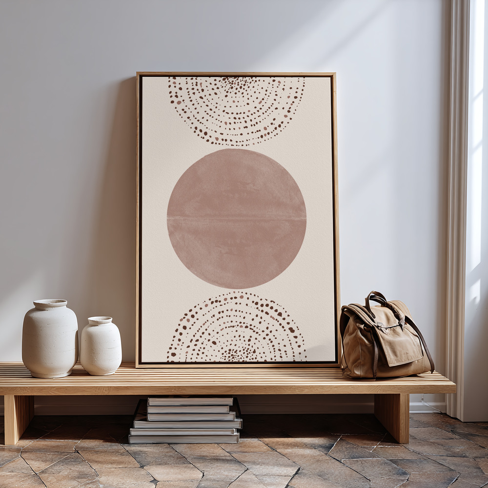 Canvas print - Boho No1 in guest room