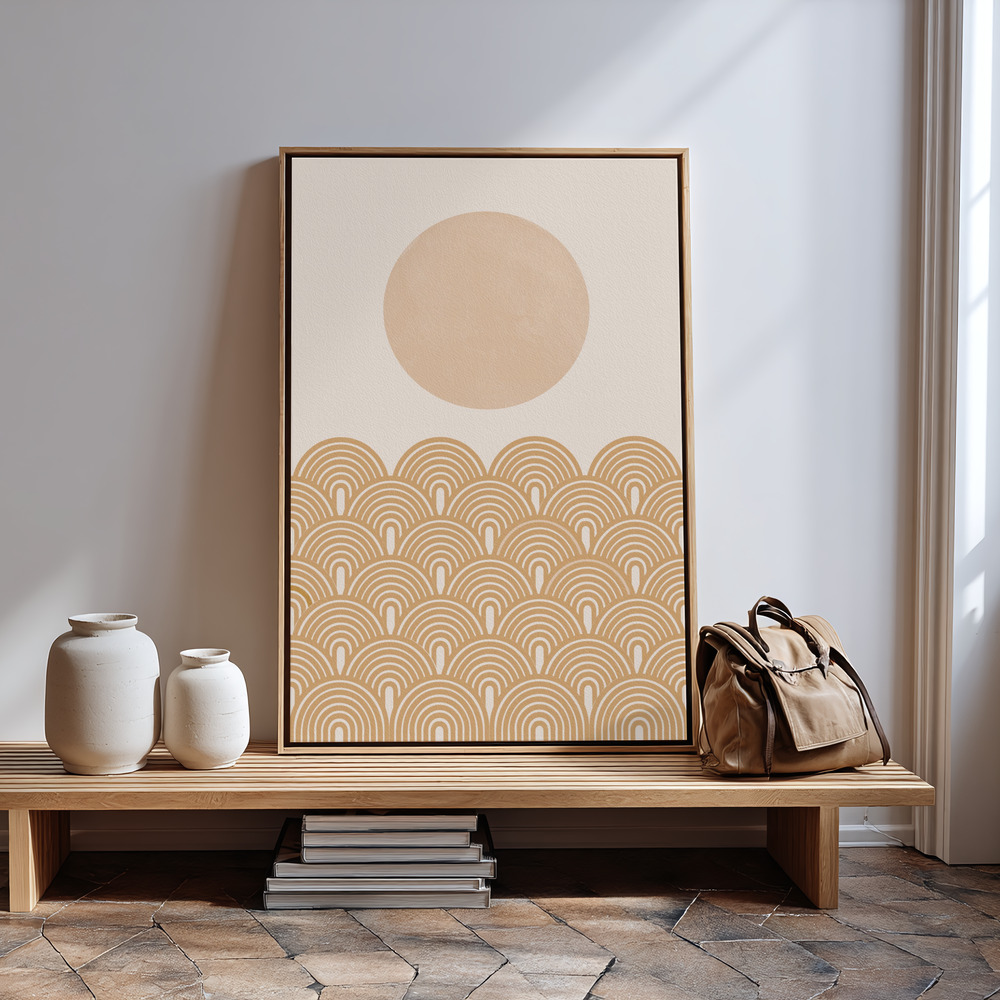 Canvas print - Retro Summer in guest room