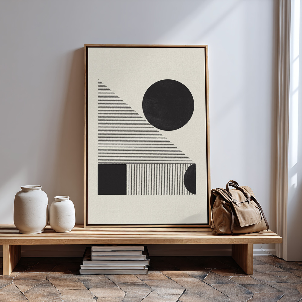 Canvas print - Composition IX in guest room