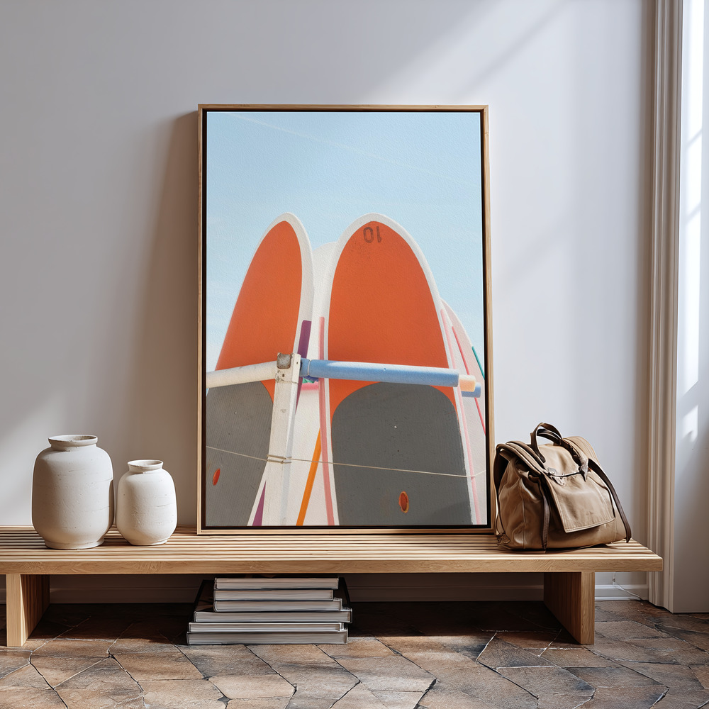 Canvas print - Beach Surf in guest room