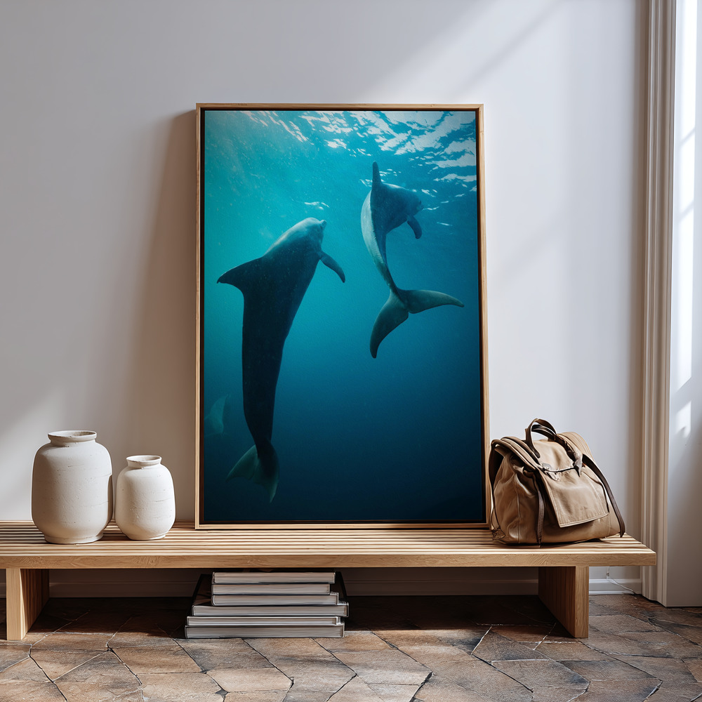 Canvas print - Shapes of water in guest room