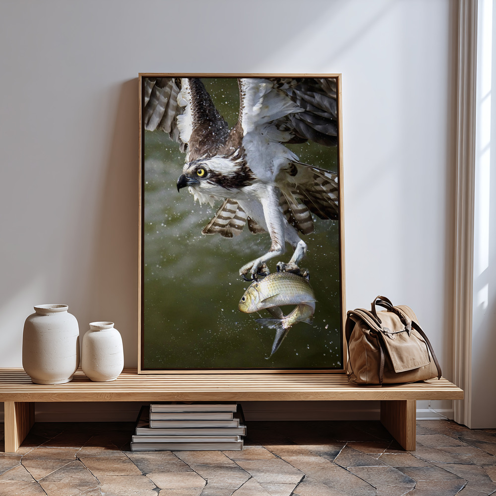 Canvas print - Osprey in guest room
