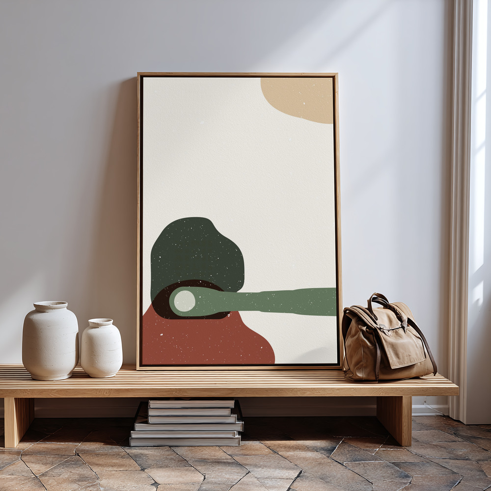 Canvas print - Abstract composition 4 in guest room