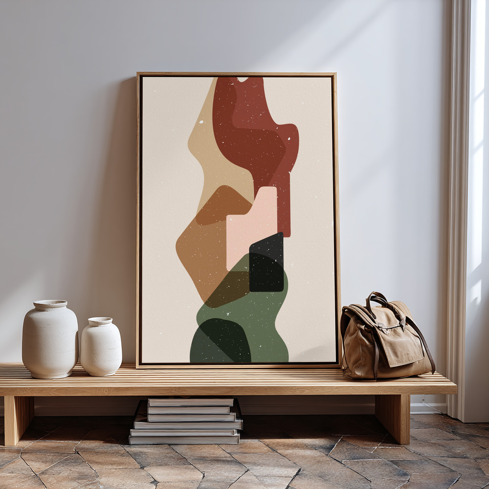 Canvas taulu - Abstract composition 12 sisäänkäynnin luona