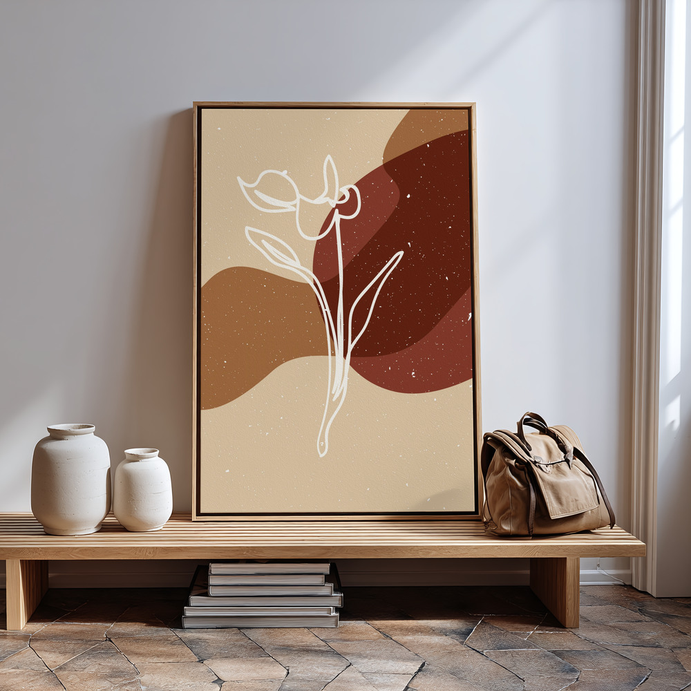 Stampe su tela - Abstract composition 15 in guest room