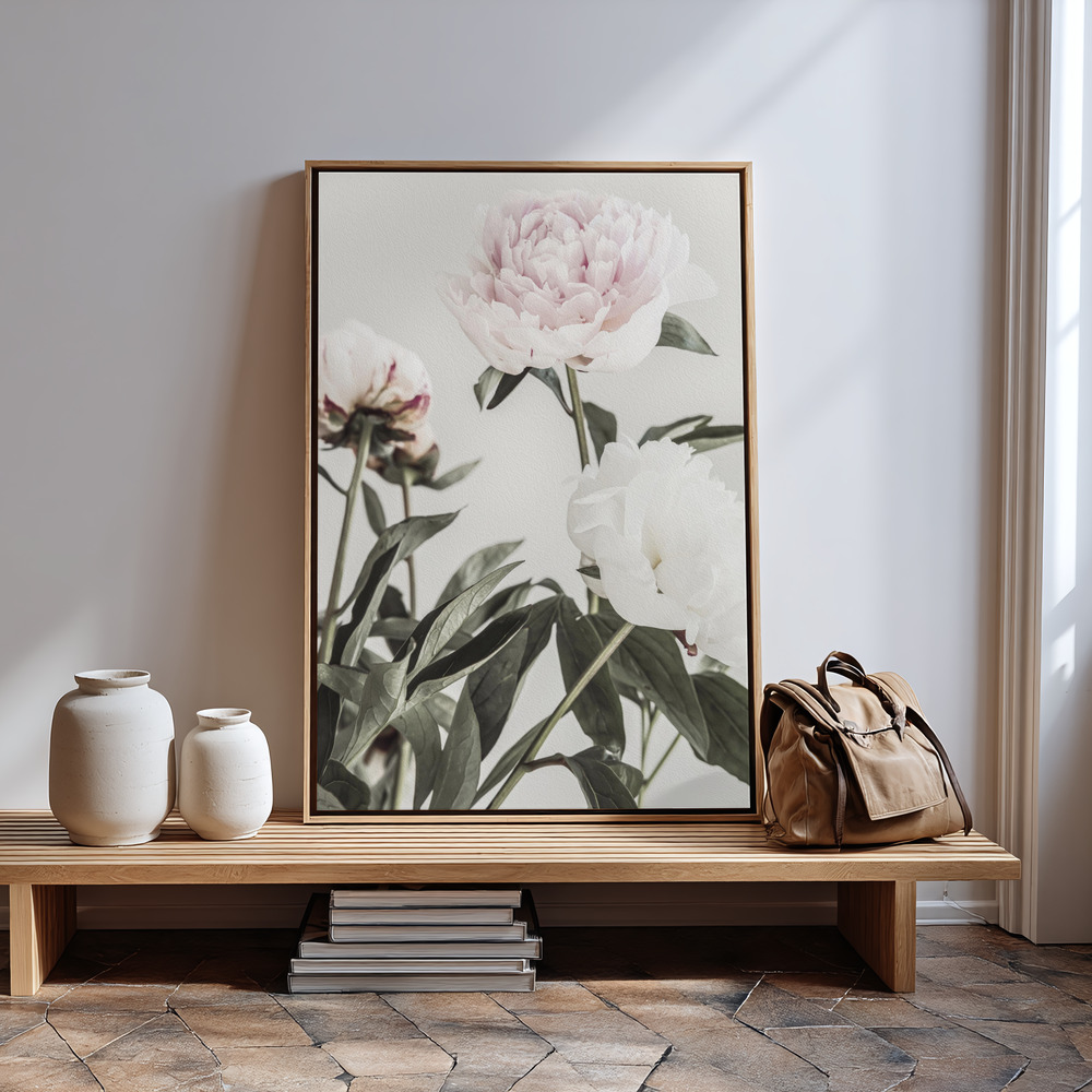 Stampe su tela - Peony 04 in guest room