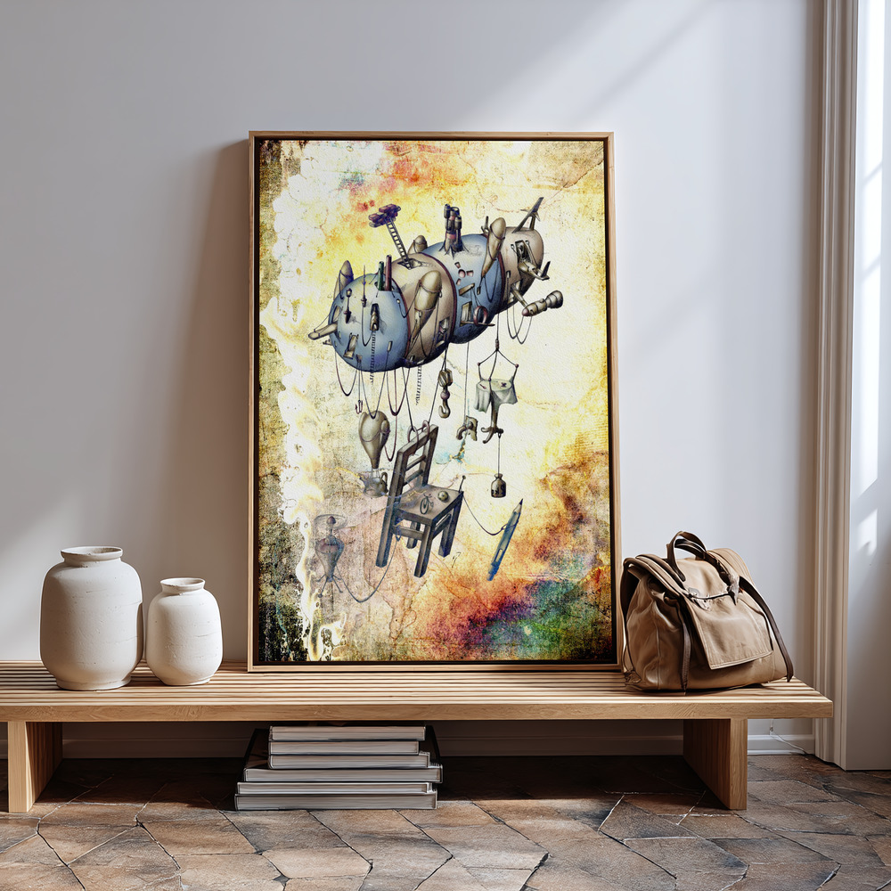 Canvas print - The insomnia No. 2 in guest room