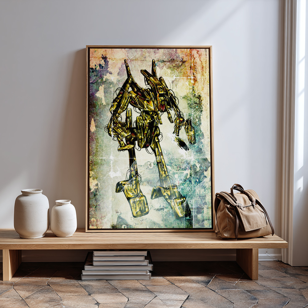Canvas print - Cyborg Ree-Kaa in guest room
