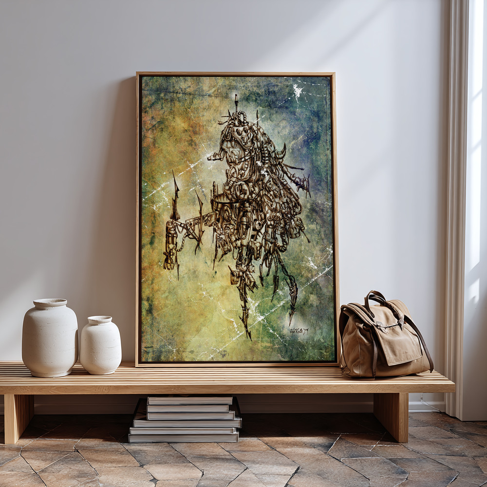 Canvas taulu - Alien odl fashion sisäänkäynnin luona