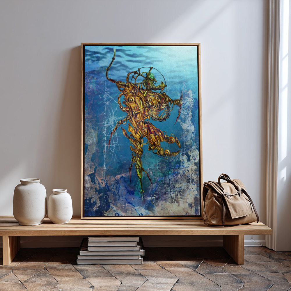 Canvas print - Deep 2 in guest room