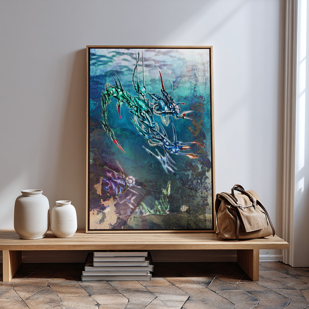 Canvas print - Deep 1 in guest room