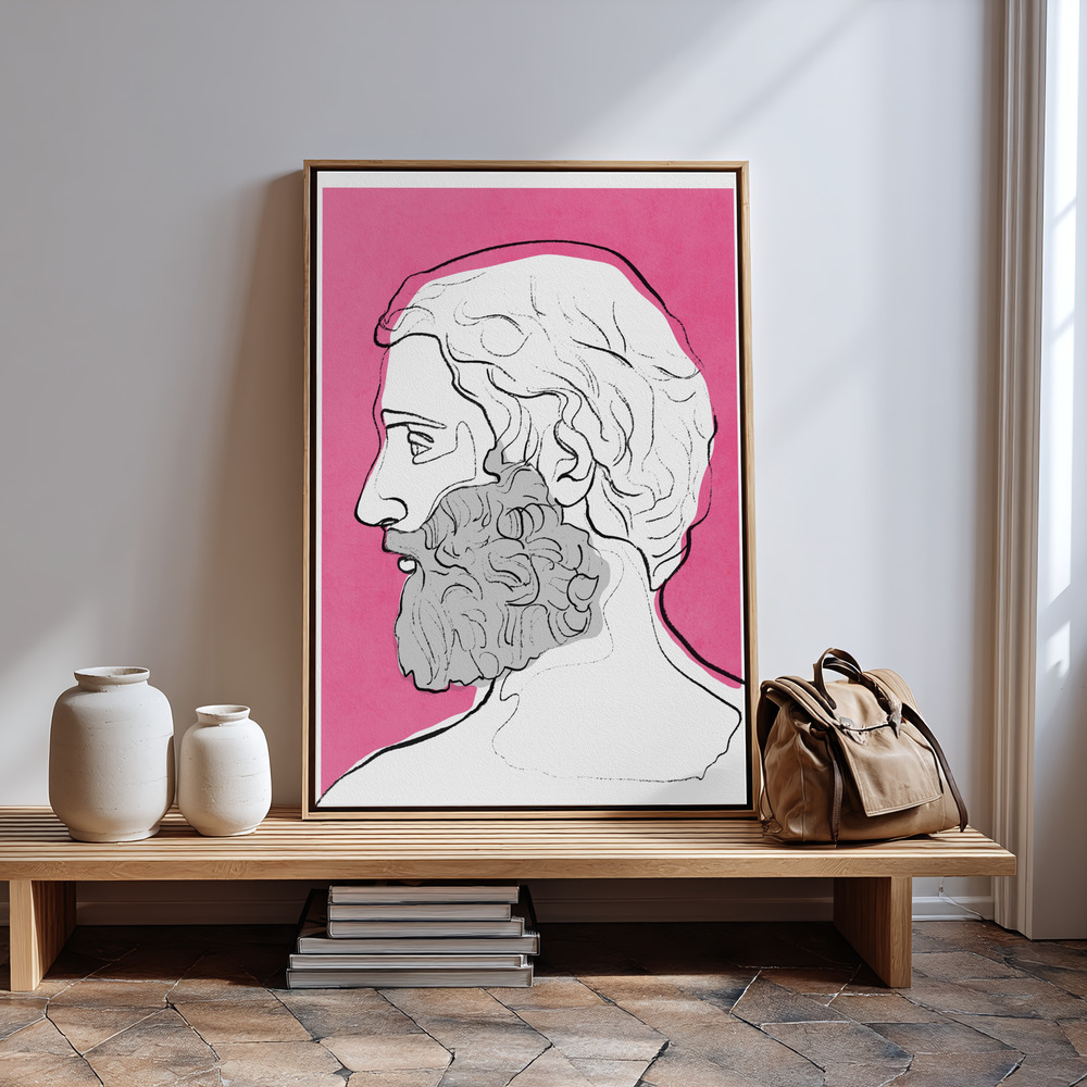 Canvas print - Aares by the entrance