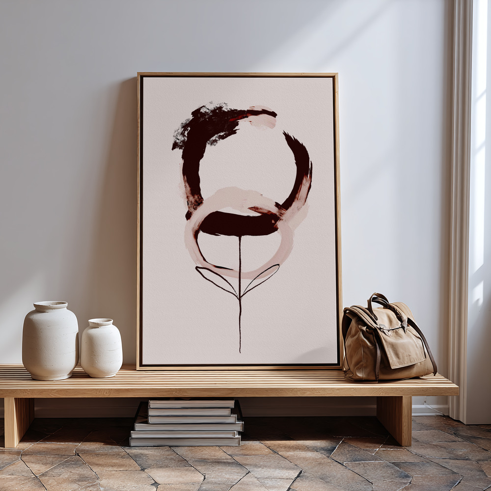 Canvas print - Coffee No 1 by the entrance