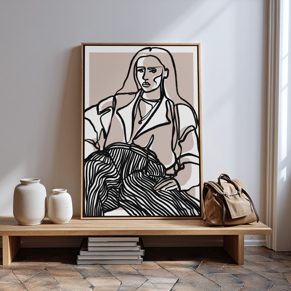 Canvas print - Do You Remember in guest room