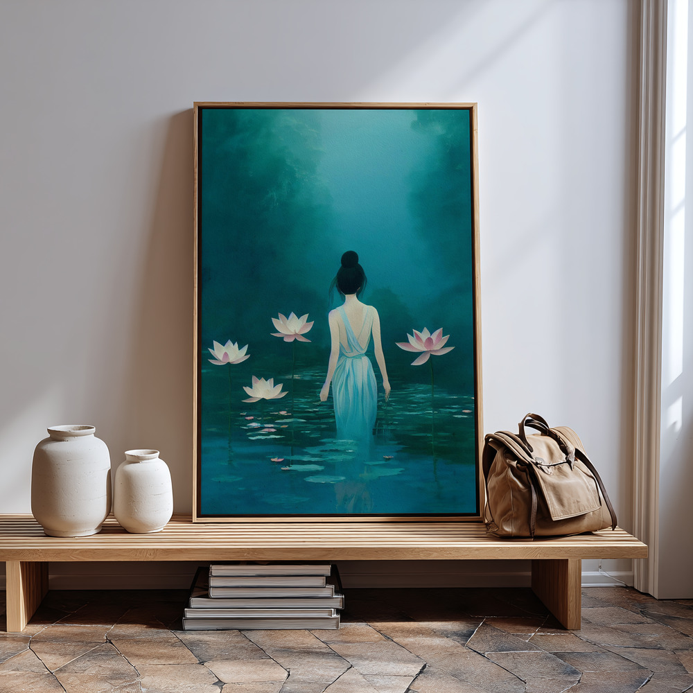 Canvas taulu - In The Pond sisäänkäynnin luona