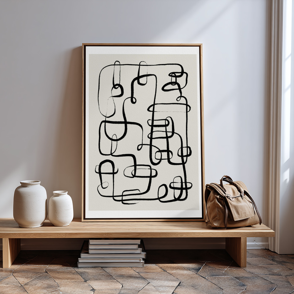 Canvas print - Chains in guest room