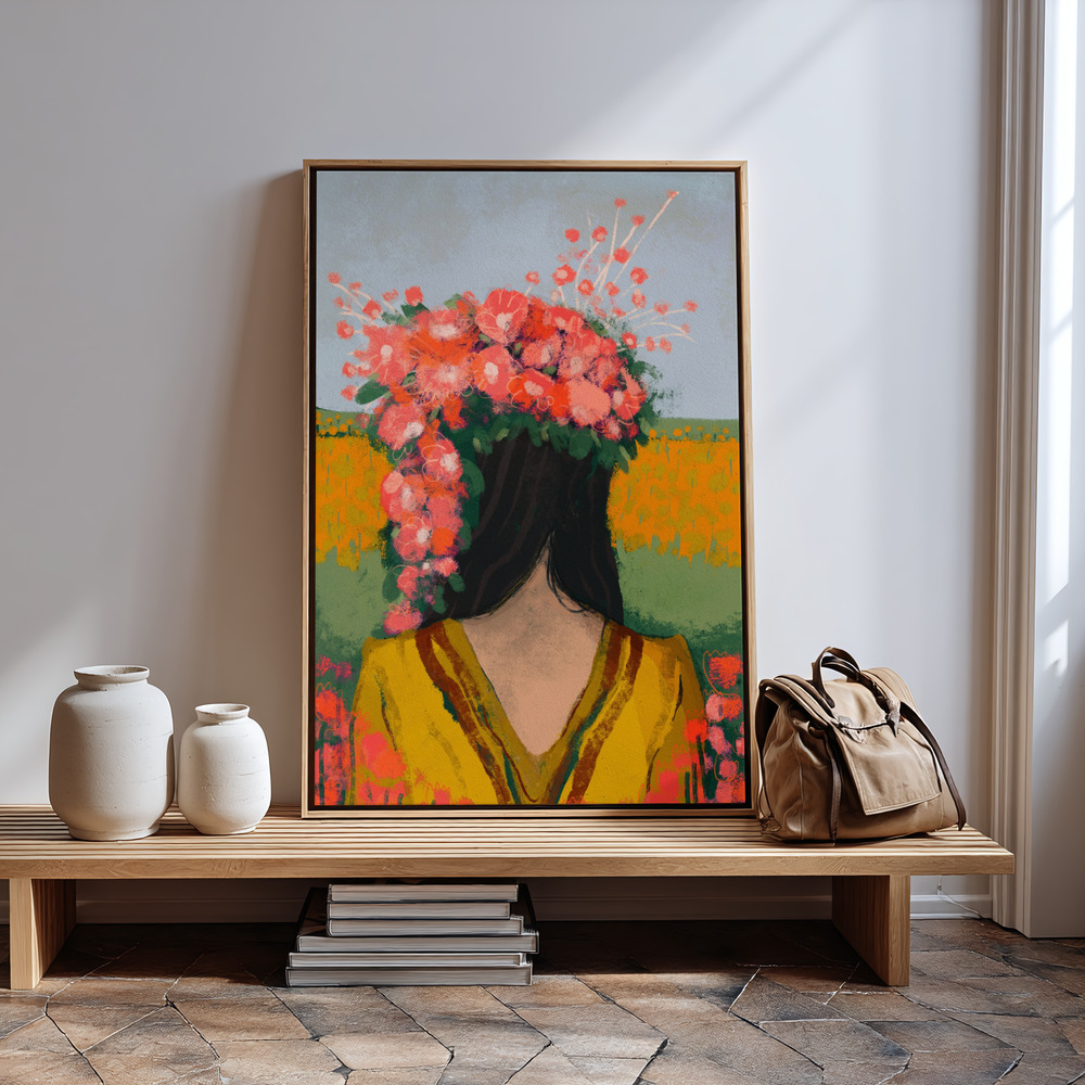 Canvas print - Like The First Day in guest room