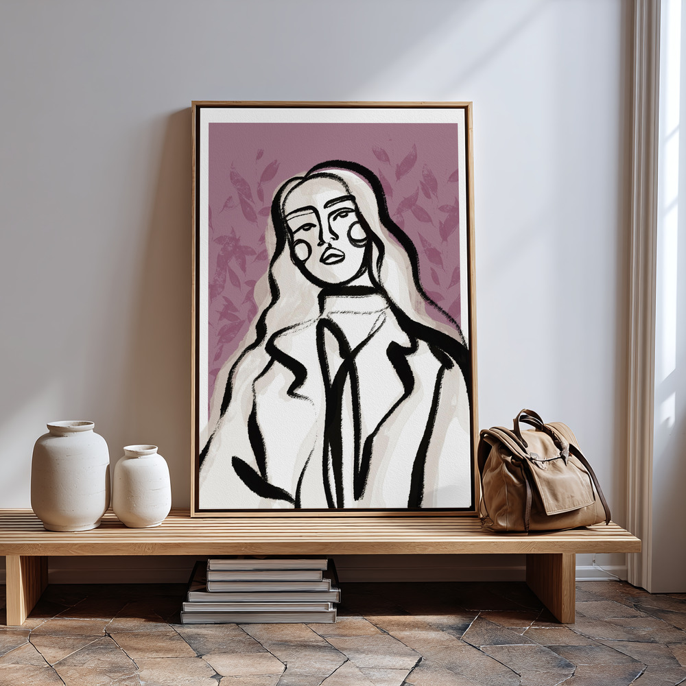 Canvas print - My Way in guest room