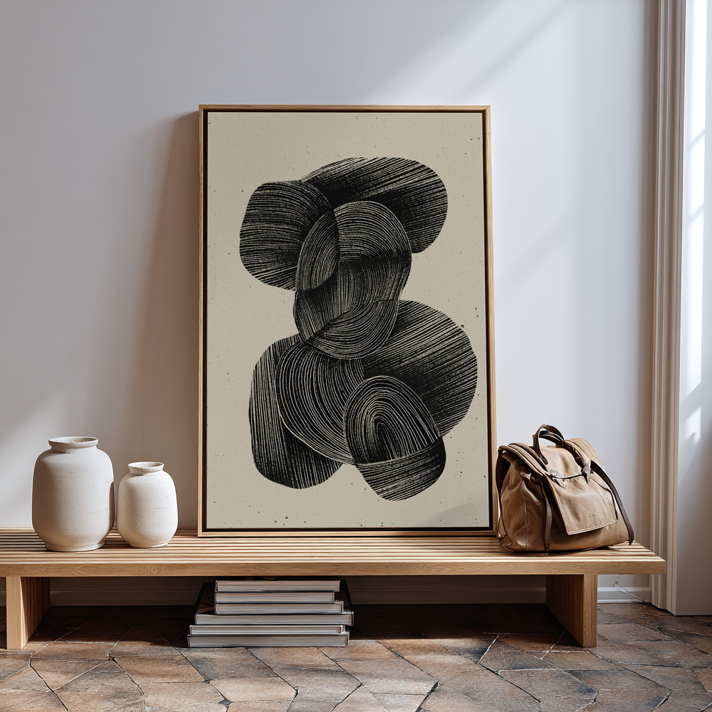 Canvas print - Straw No 2 in guest room