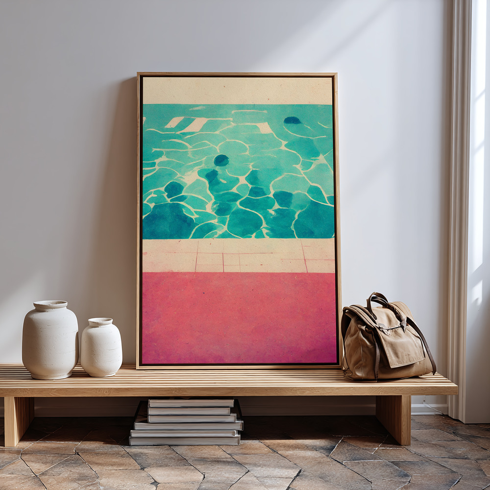 Canvas print - Swimming Pool in guest room