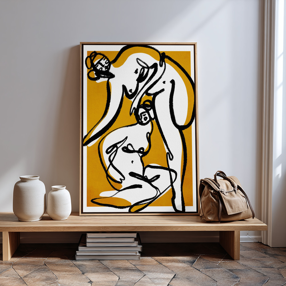 Canvastavla The Female Dancers - Tavla vid entrén