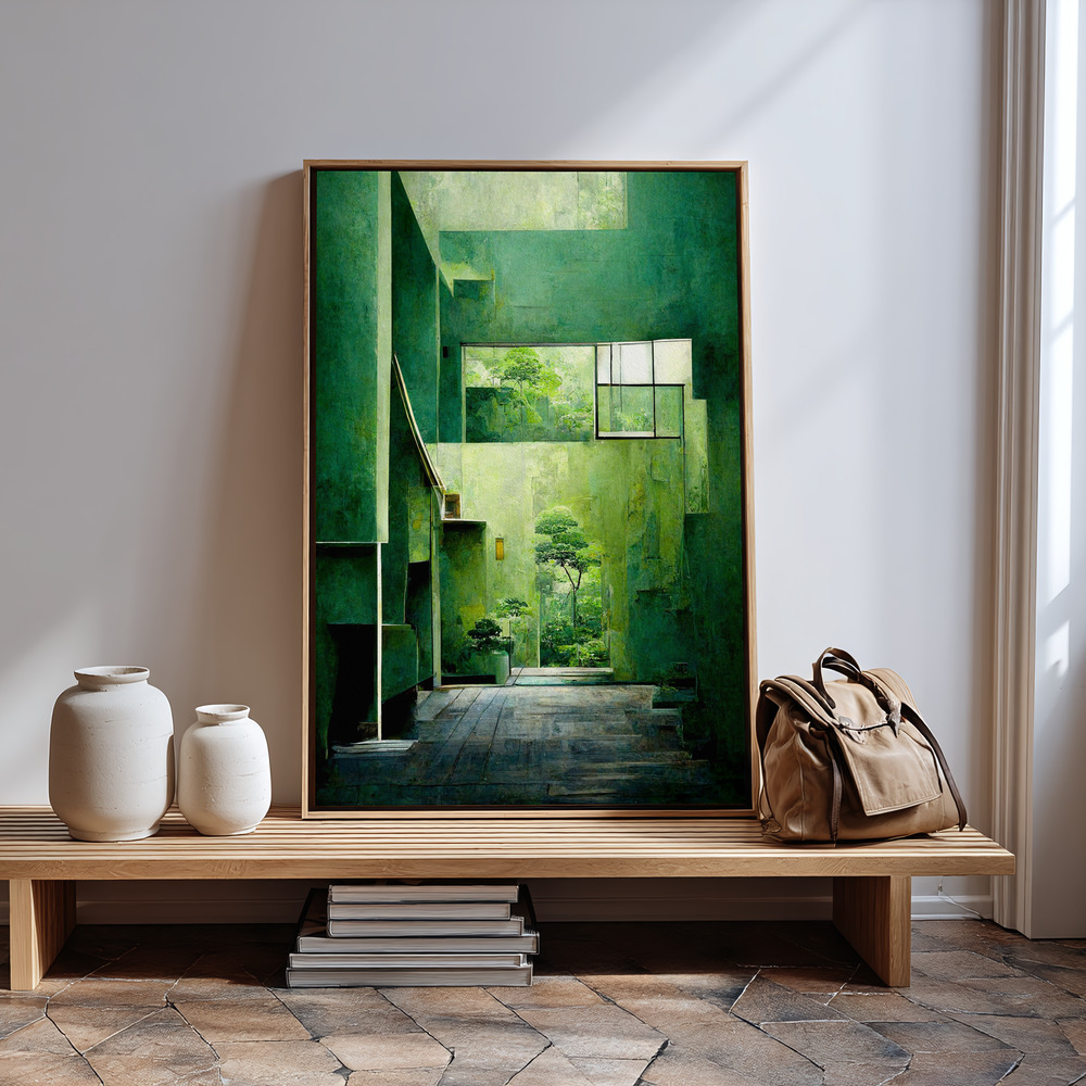 Lærred - The Green House in guest room