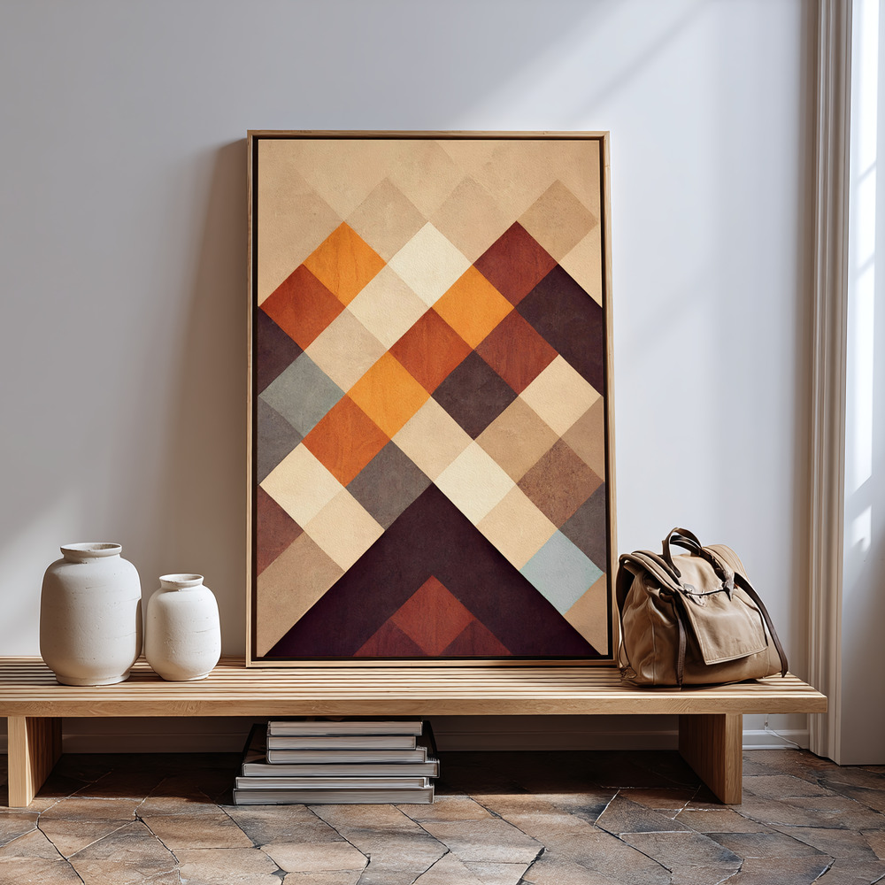 Canvas print - The Pyramid in guest room