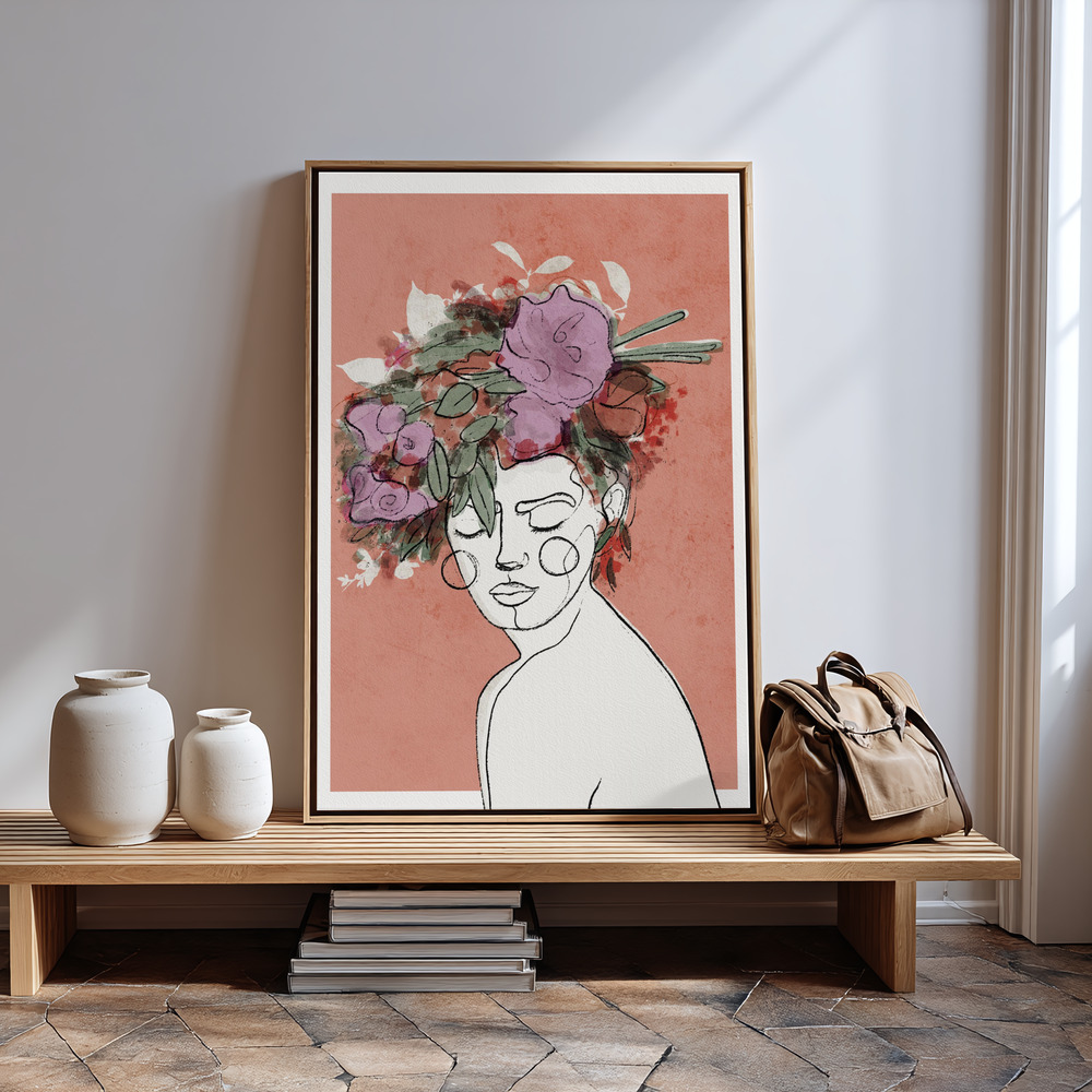 Lienzo - The Scent Of Flowers in guest room
