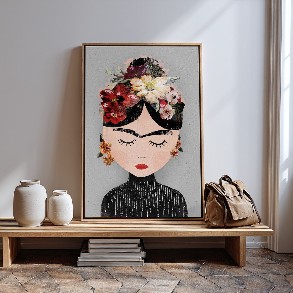Canvas print - Frida (Special Edition) in guest room
