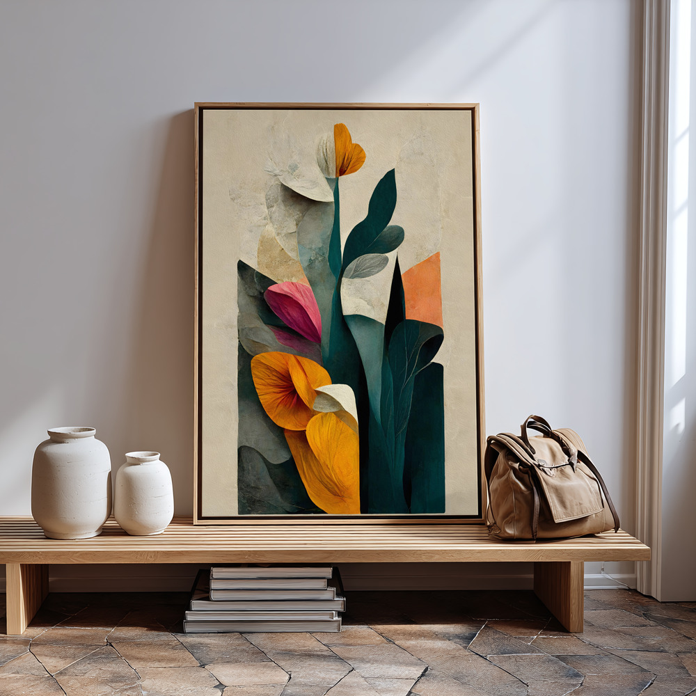 Canvas print - In The Garden in guest room